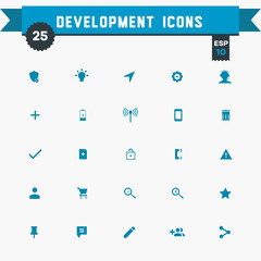 development icon set