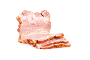 Smoked brisket isolated 