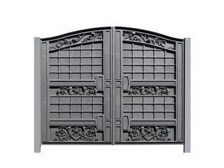 Strong gates by ornament.