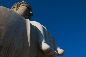 Big Buddha Mountain Manorom Mukdahan province.