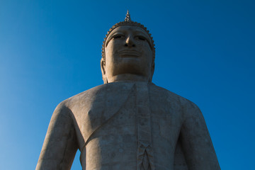 Big Buddha Mountain Manorom Mukdahan province.