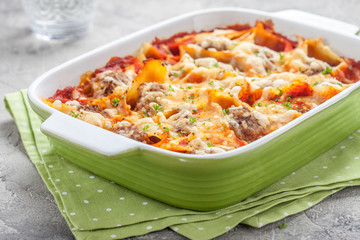 Italian style stuffed pasta shells