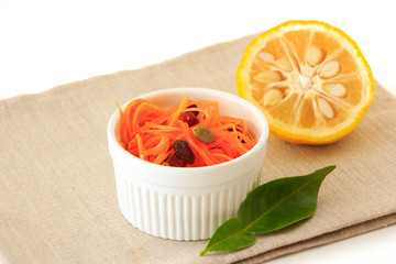 Carrot rapees : Grated carrot salad