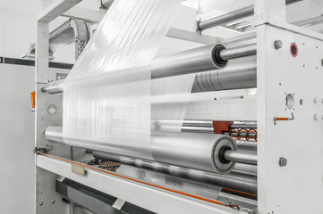 plant and plant for the production of polyethylene and cellophane for packaging