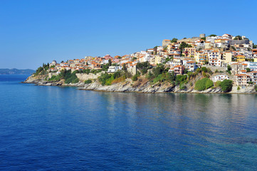 Cityscape of Kavala, Greece