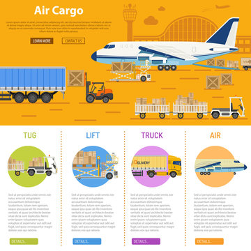 Air cargo infographics