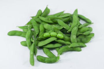 green soybeans
