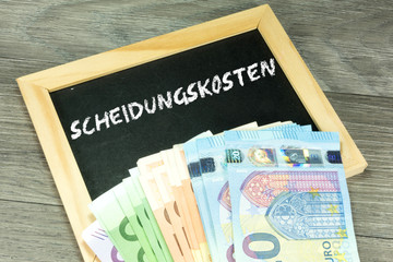 Kosten für eine Scheidung