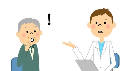 受診する高齢者