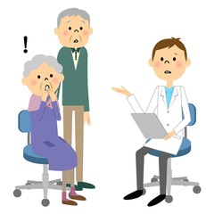 受診する高齢者