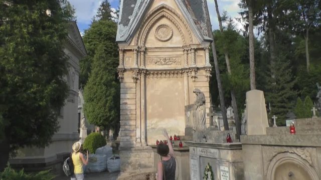 Open Air Museum Lychakiv cemetery monuments