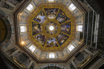 Fototapeta premium interiors of Medici chapel, Florence, Italy