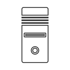 contour color monochrome desktop computer vector illustration