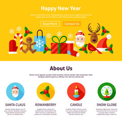 Happy New Year Website Design