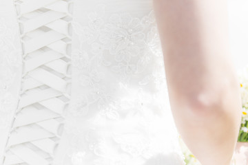 Brautkleid Corsage