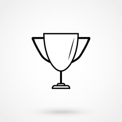 Vector winner cup Icon