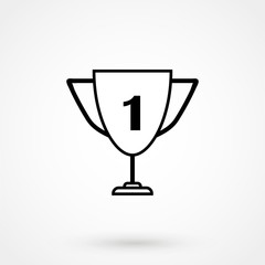Vector winner cup Icon