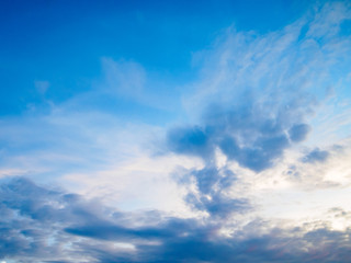 Dramatic cloudy sky