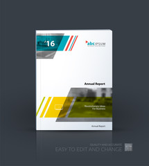 Business vector. Brochure template layout, cover design annual r