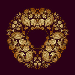 ornament consisting of Paisley