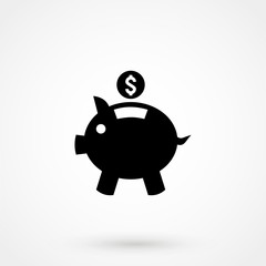 Obraz premium piggy bank icon