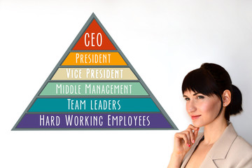 corporate hierarchy pyramid