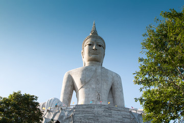 Big Buddha Mountain Manorom Mukdahan province.