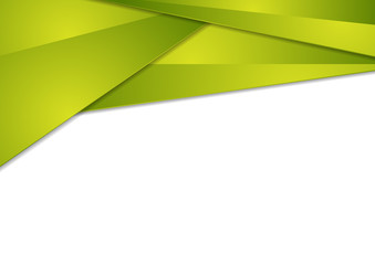 Bright green tech abstract background