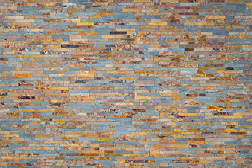 Naklejki  kolorowe naturalne tło tekstury ściany łupkowej / Kolorowa tekstura tła łupka wykonana z naturalnego kamienia