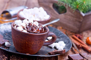 chocolate with marshmallow
