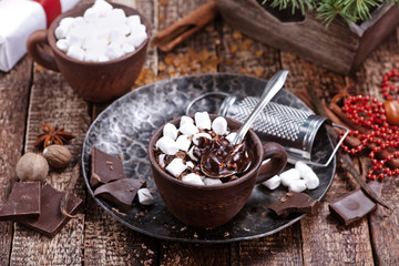 chocolate with marshmallow