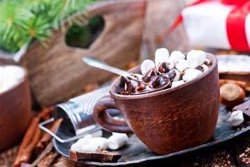 chocolate with marshmallow