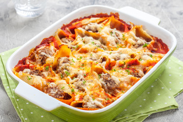 Italian style stuffed pasta shells