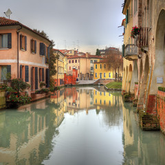 treviso romantic cityscape italy