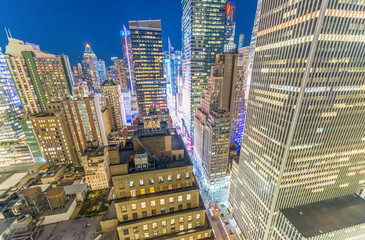 Fototapeta na wymiar Aerial view of Midtown Manhattan - New York, USA
