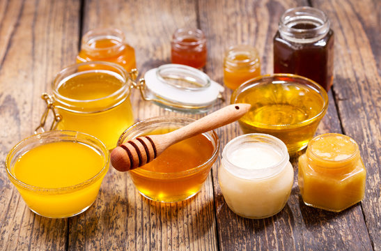 various types of honey