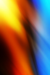 Abstract background in yellow, red, blue and orange colors