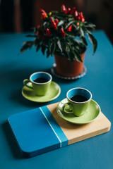 Coffee on table
