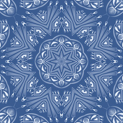 Seamless antique pattern ornament. Geometric background design
