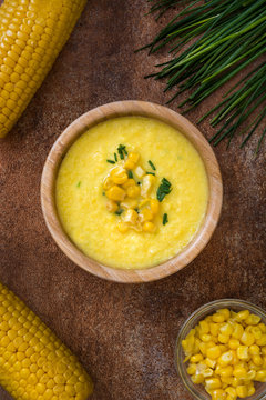 Corn cream soup