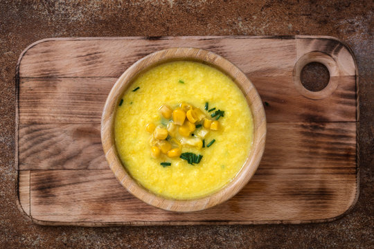 Corn cream soup