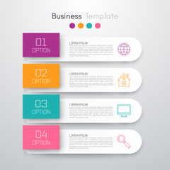 Stock vector business infographics