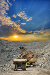 Iron ore opencast