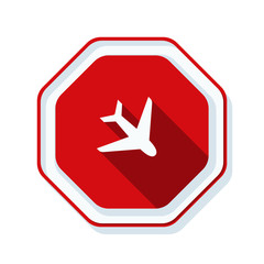 Airport  Plane Hazard Sign