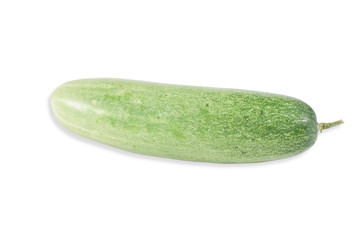 Cucumber isolated on the white background.