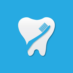 Obraz premium Dentist clinic icon