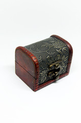 beautiful vintage wooden box