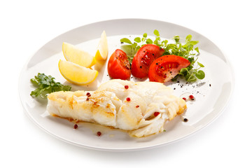 Fish dish - fish fillet and vegetables