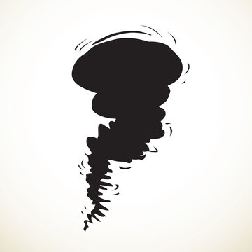 recommend clip art: Tornado. Vector drawing