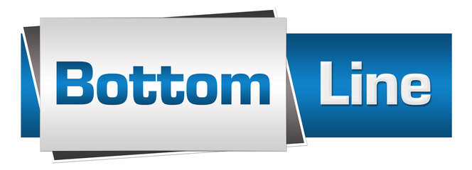 Bottom Line Blue Grey Horizontal 